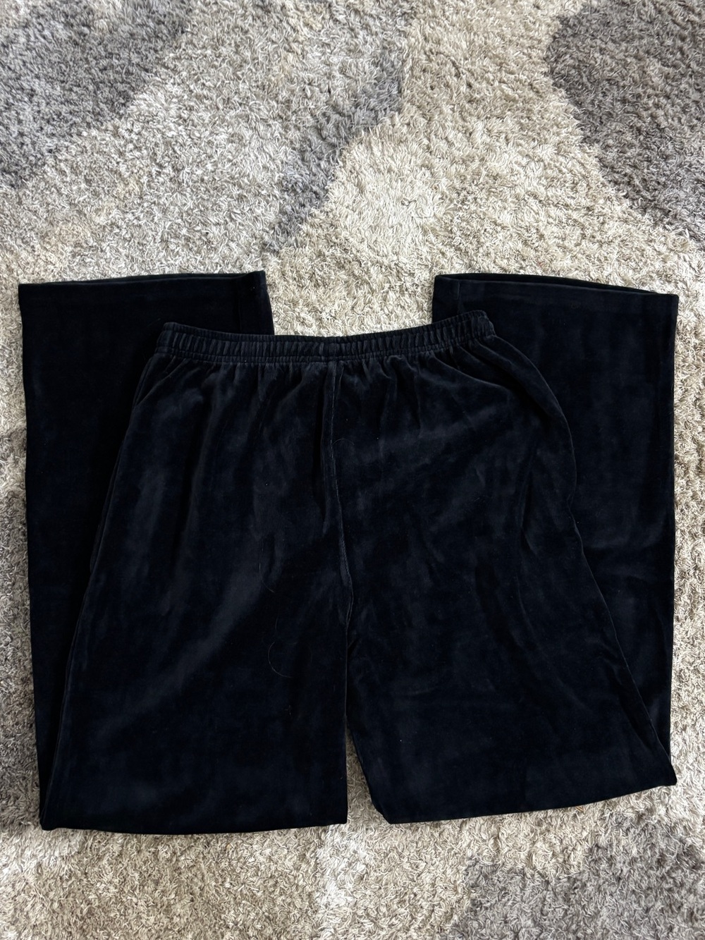 Brandy Melville Black Velvet Sweatpants *Limited item*